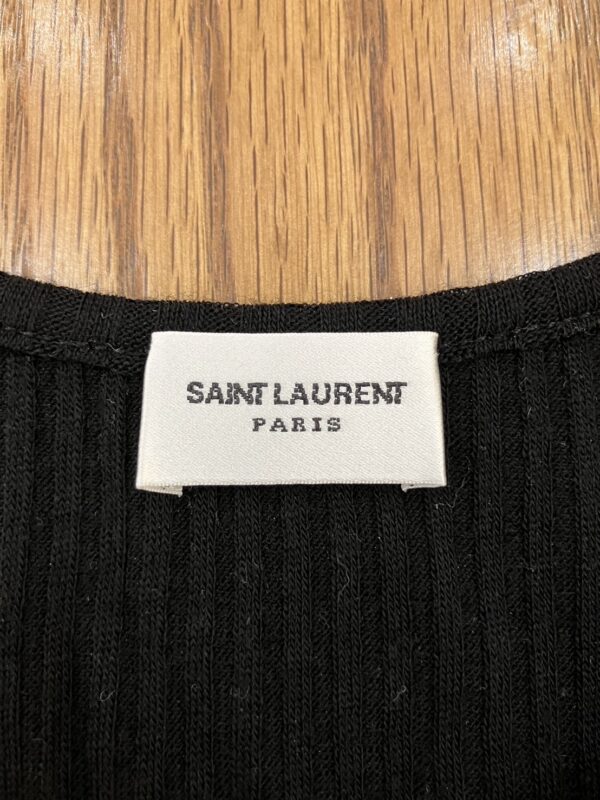 【サイズ:XXL】SAINT LAURENT サンローラン 24SS 757294　YBMV2 YSL刺繍タンクトップ - 画像 (3)