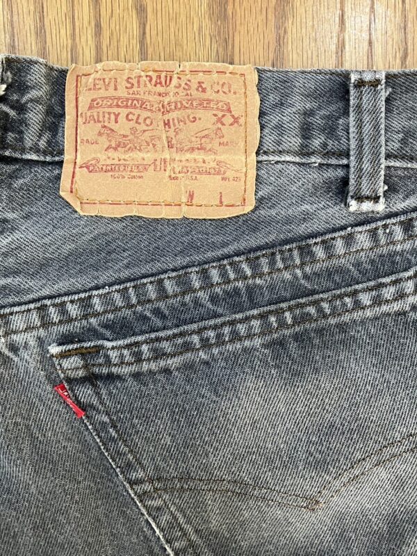 VINTAGE ヴィンテージ LEVI'S リーバイス　80s 501 ボタンフライデニムパンツ - 画像 (5)