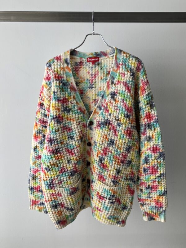 【サイズ:XL】 SUPREME シュプリーム 21AW Waffle Knit Cardigan ワッフルニットカーディガン