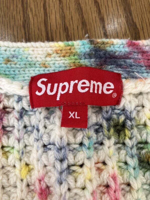 【サイズ:XL】 SUPREME シュプリーム 21AW Waffle Knit Cardigan ワッフルニットカーディガン - 画像 (3)