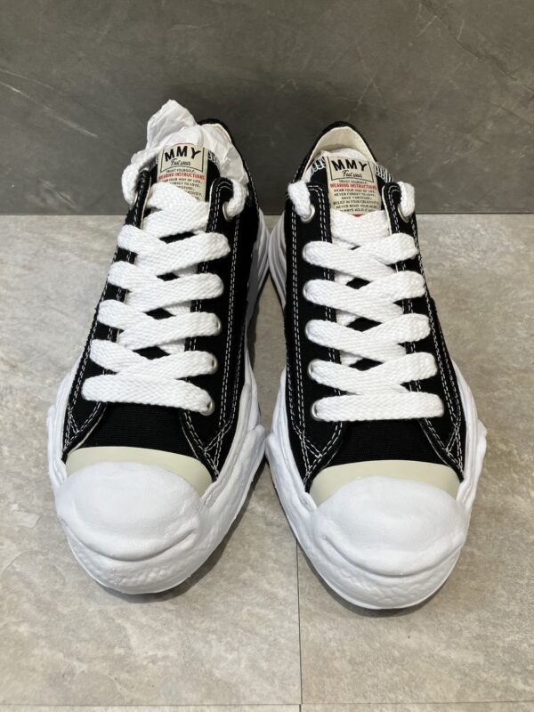 【サイズ:43】MIHARA YASUHIRO ミハラヤスヒロ HANK original sole toe cap sneaker LOW canvas　A05FW702　キャンバスローカットスニーカー - 画像 (3)