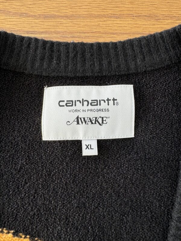 【サイズ:XL】 AWAKE NY CARHARTT アウェイク カーハート 23SS ロゴ　カーディガン - 画像 (4)