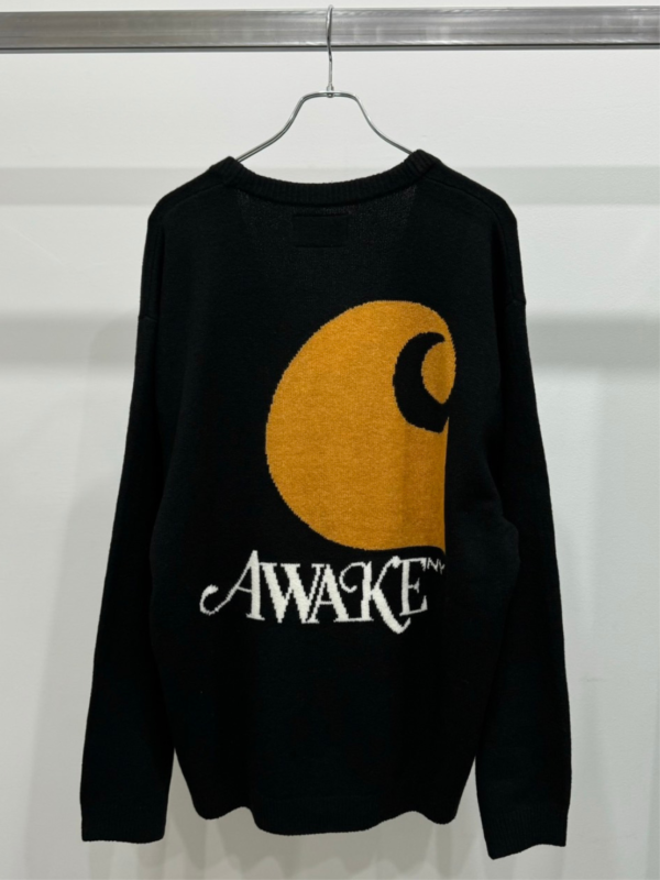 【サイズ:XL】 AWAKE NY CARHARTT アウェイク カーハート 23SS ロゴ　カーディガン - 画像 (2)