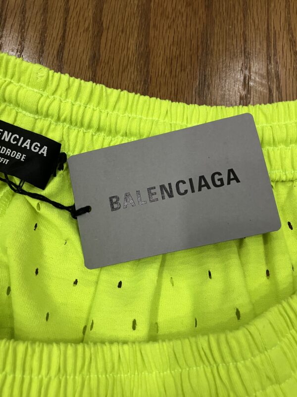 【サイズ:S】BALENCIAGA バレンシアガ 674591 TMVD4 メッシュハーフパンツ - 画像 (3)