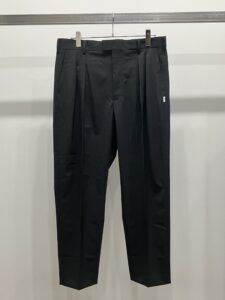 【サイズ:4】WTAPS ダブルタップス 24AW TROUSERS / WOPL. TWILL242TQDT-PTM01 2タックトラウザーズロングパンツ