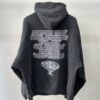 BALENCIAGA Slogan-Print Cotton Hoodie - 画像 (2)