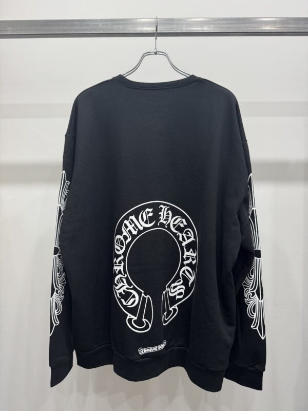 Chrome Hearts SWTSHRT PLVR バックホースシュー袖フローラルプリントスウェット - 画像 (2)