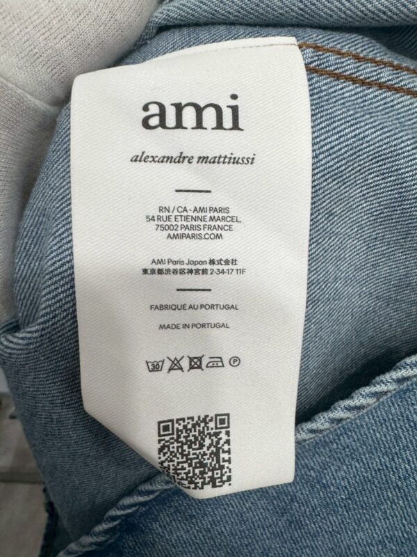 AMI PARIS 25SS Ami De Coeur デニムシャツ - 画像 (6)