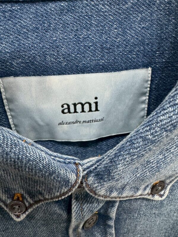 AMI PARIS 25SS Ami De Coeur デニムシャツ - 画像 (3)