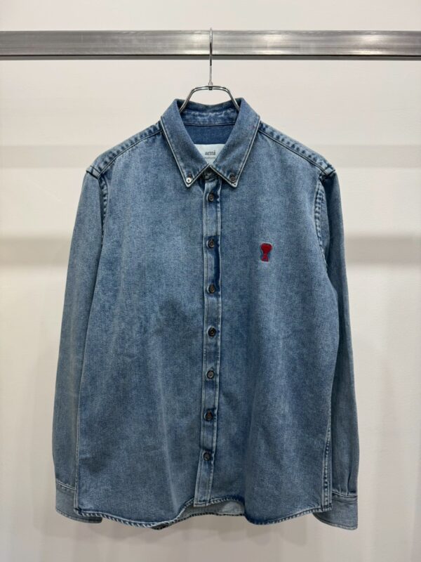 AMI PARIS 25SS Ami De Coeur デニムシャツ