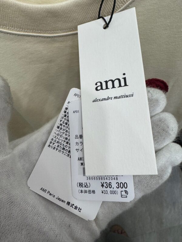 AMI PARIS 25SS HTS065 Ami de Coeur Tシャツ - 画像 (5)