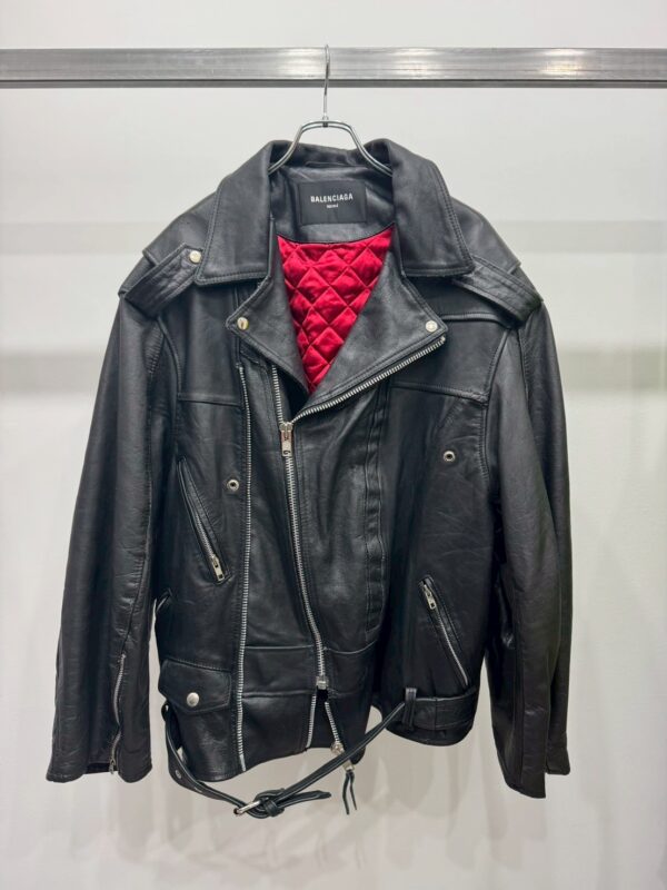 BALENCIAGA Upcycle Oversize Biker Jacket