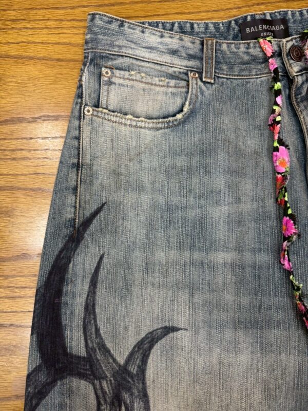 BALENCIAGA TATTOO BUGGY JEANS - 画像 (10)
