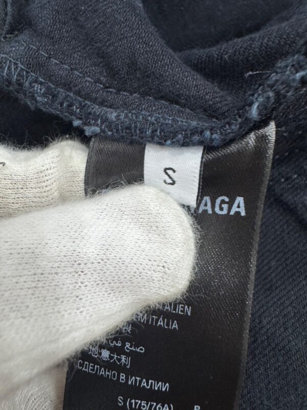 BALENCIAGA 809444 TRW58 ダブルニーワイドデニムパンツ - 画像 (5)